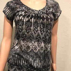 Crochet Back Blouse